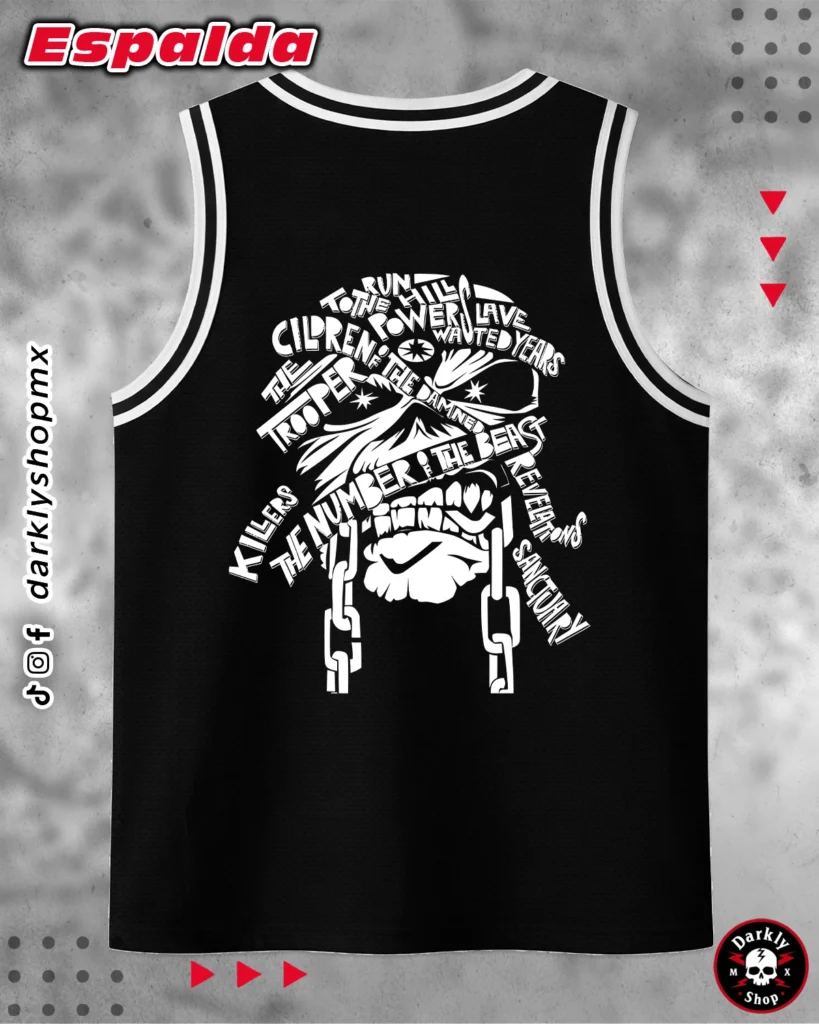 Jersey Basketball Iron Maiden