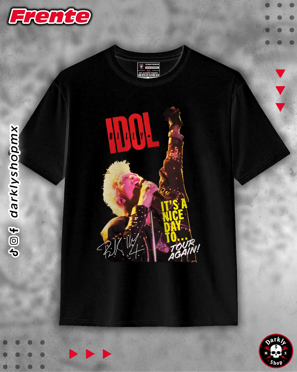 Playera Billy Idol - Image 1