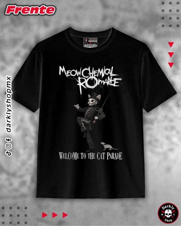 Playera Meowchemical Romance
