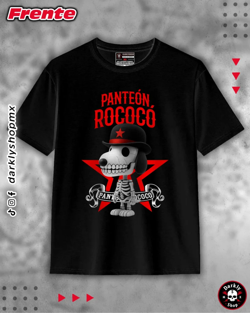 Playera Panteón Rococo X Snoopy