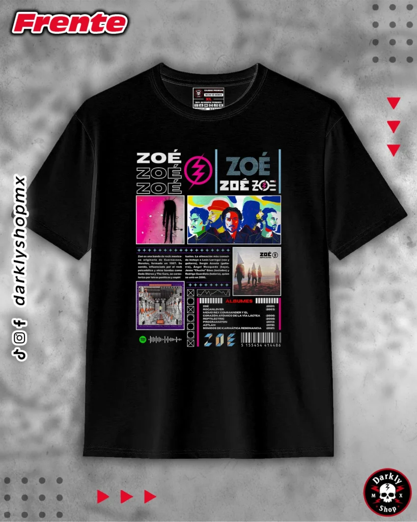 Playera Zoé Periódico