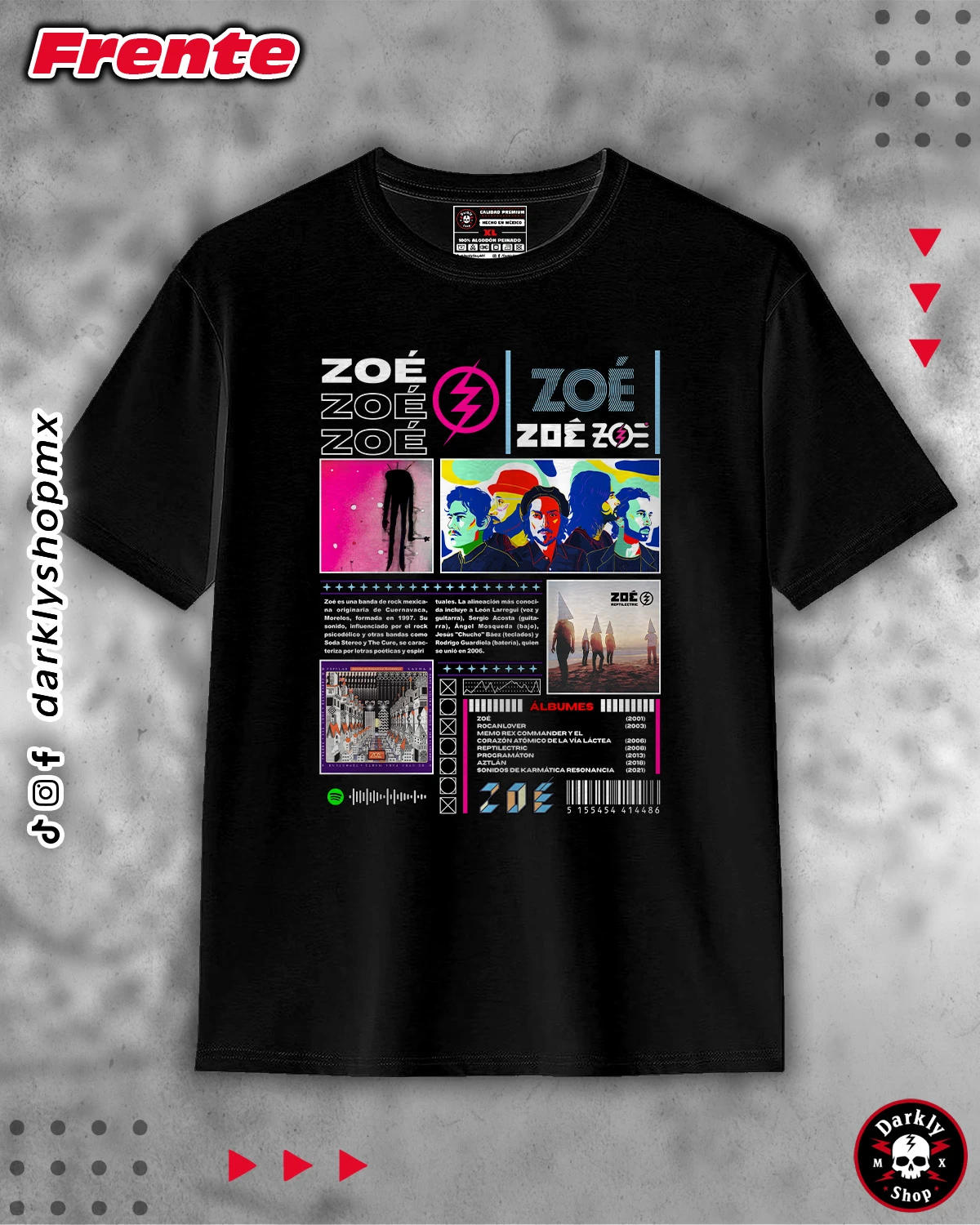 Playera Zoé Periódico - Image 1