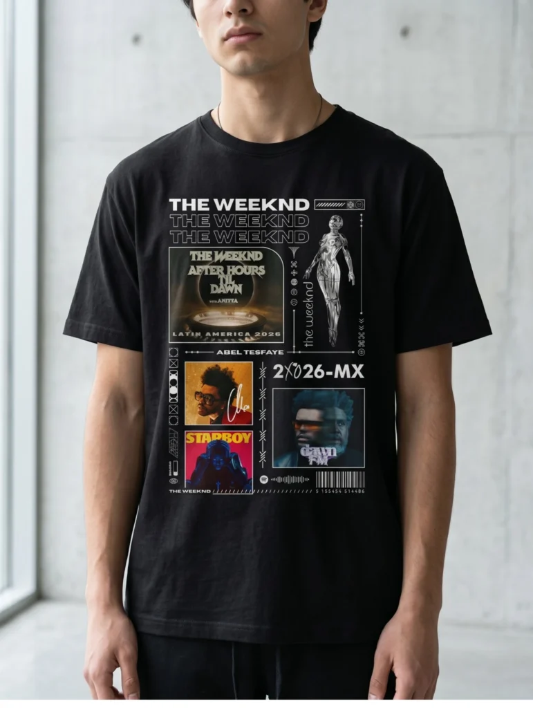 Playera The Weeknd Tour México