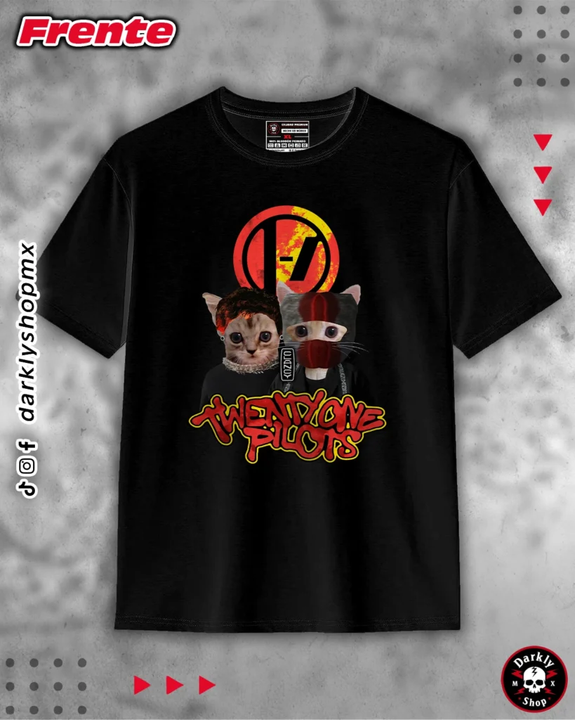 Playera Twenty One Pilots Cats