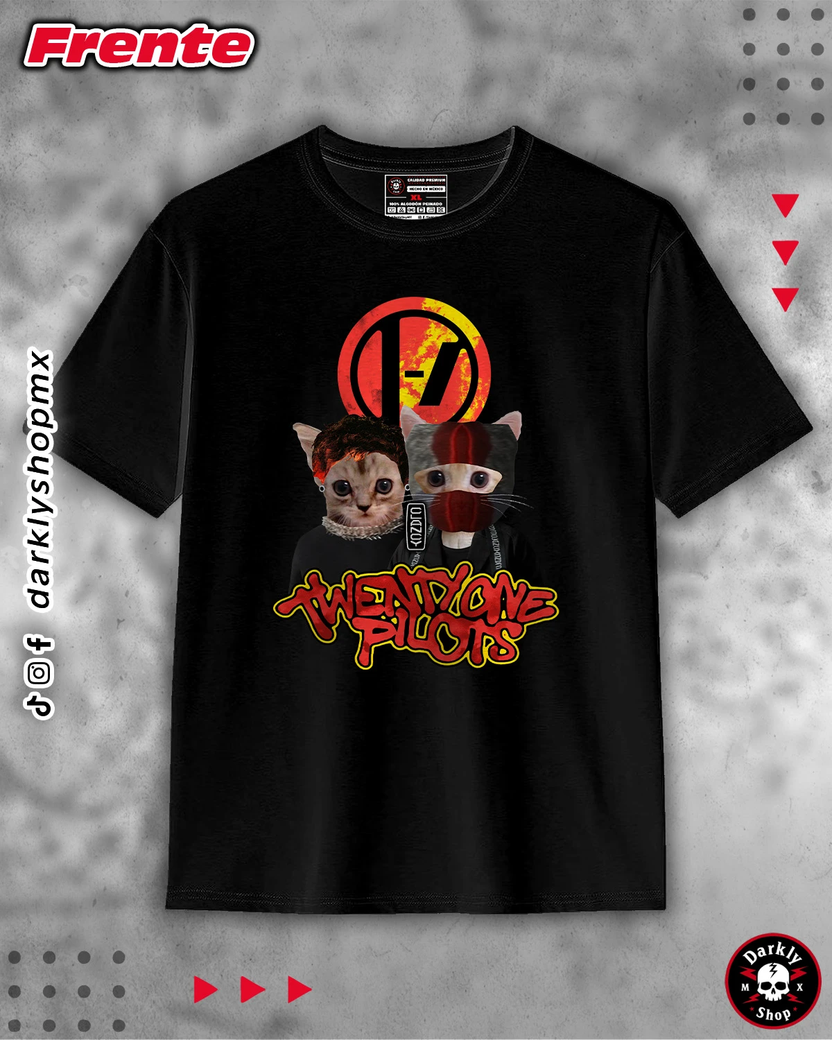 Playera Twenty One Pilots Cats - Image 1