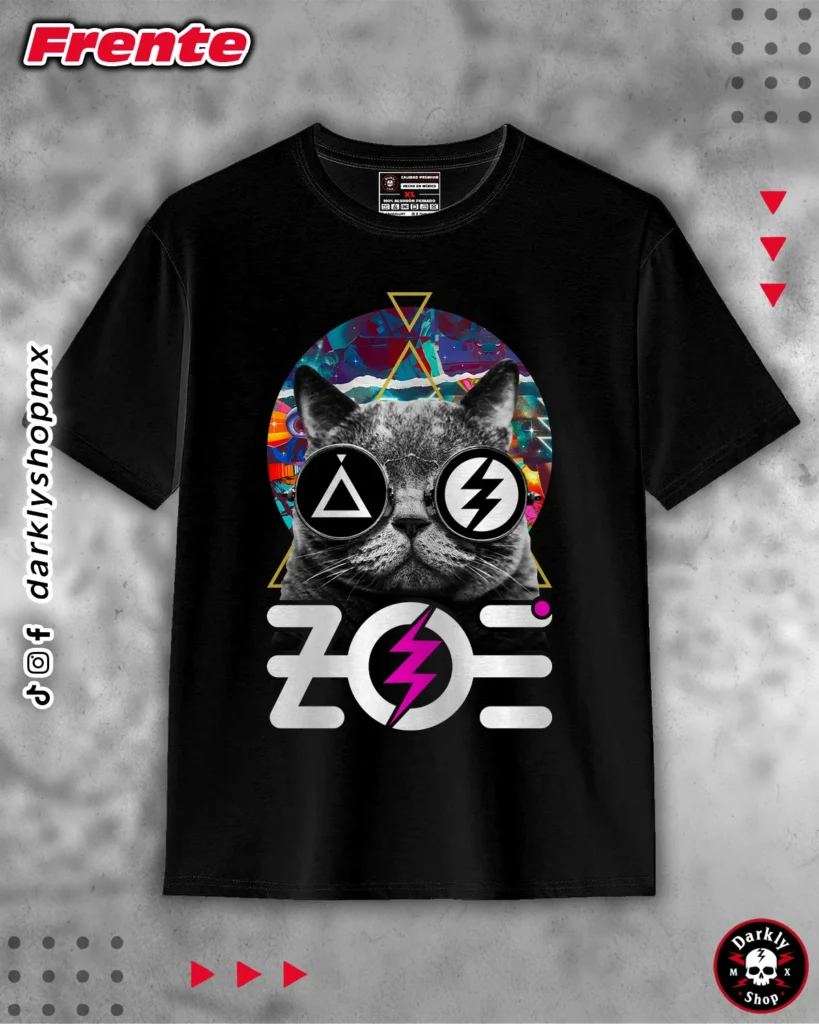 Playera Zoé Gato Galáctico