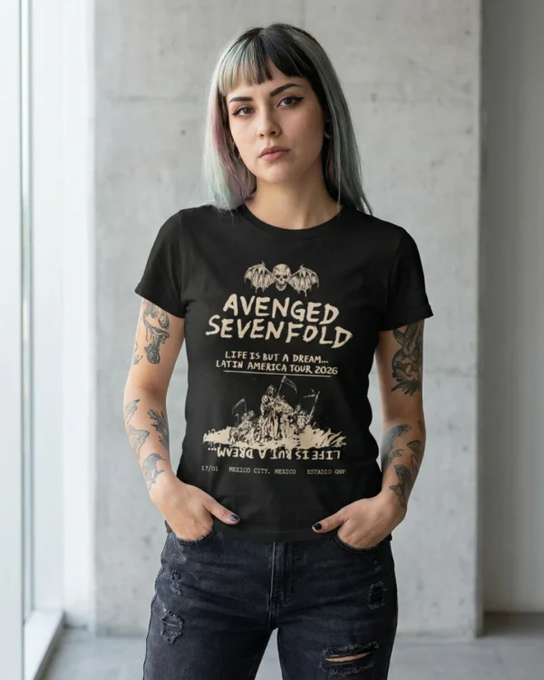 Playera Avenged A7X Tour México