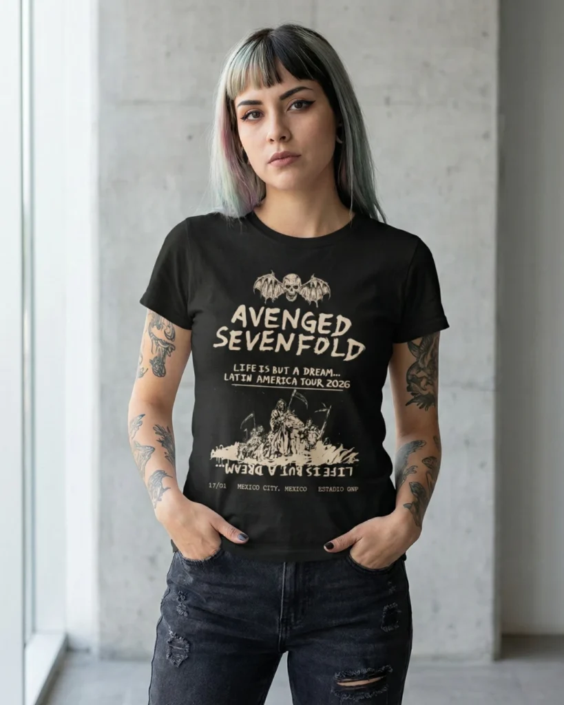 Playera Avenged A7X Tour México