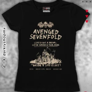 Playera Avenged A7X Tour México - Image 5