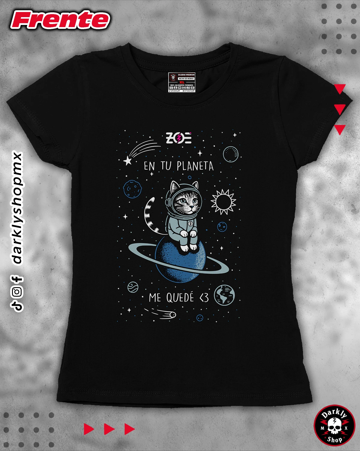 Playera gato ZOE México - Image 3