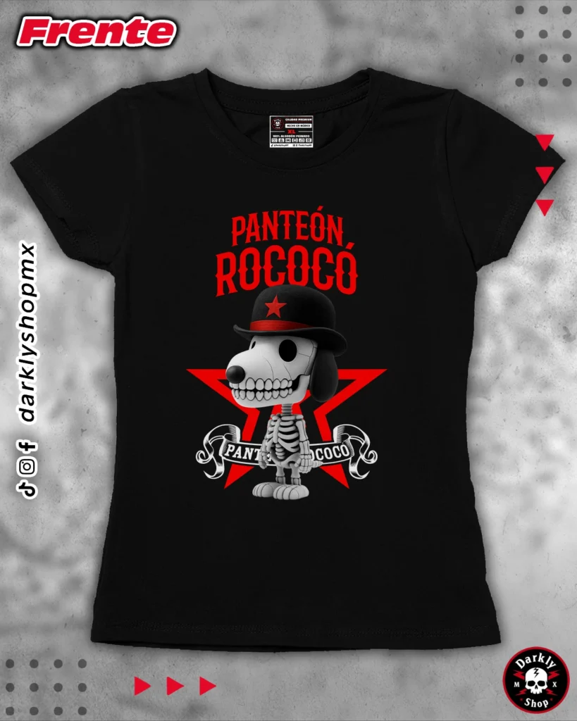Playera Panteón Rococo X Snoopy