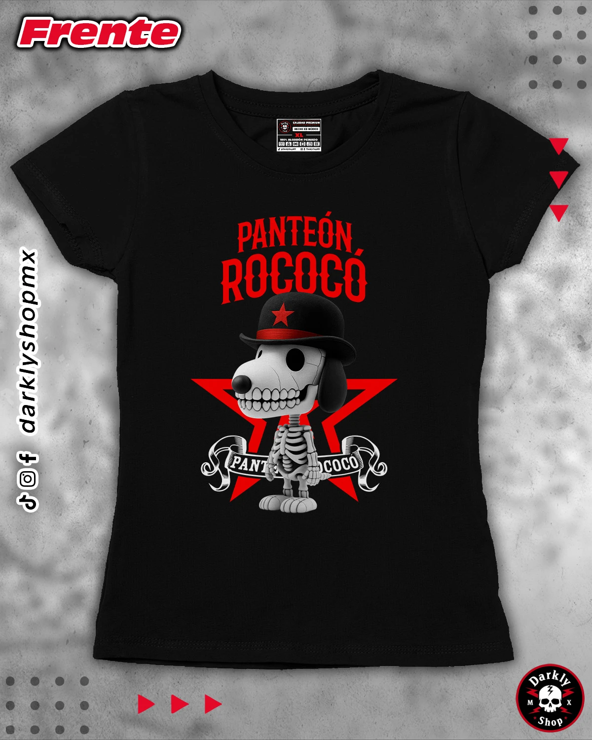 Playera Panteón Rococo X Snoopy - Image 3
