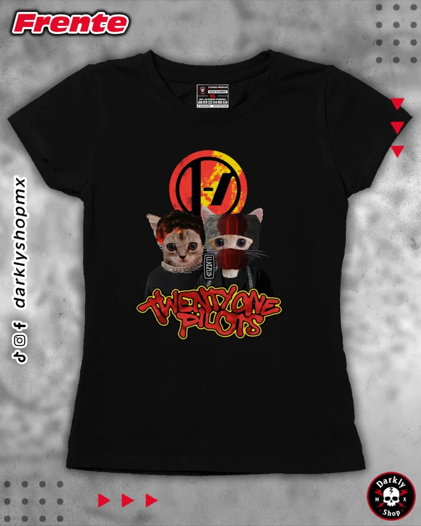 Playera Twenty One Pilots Cats