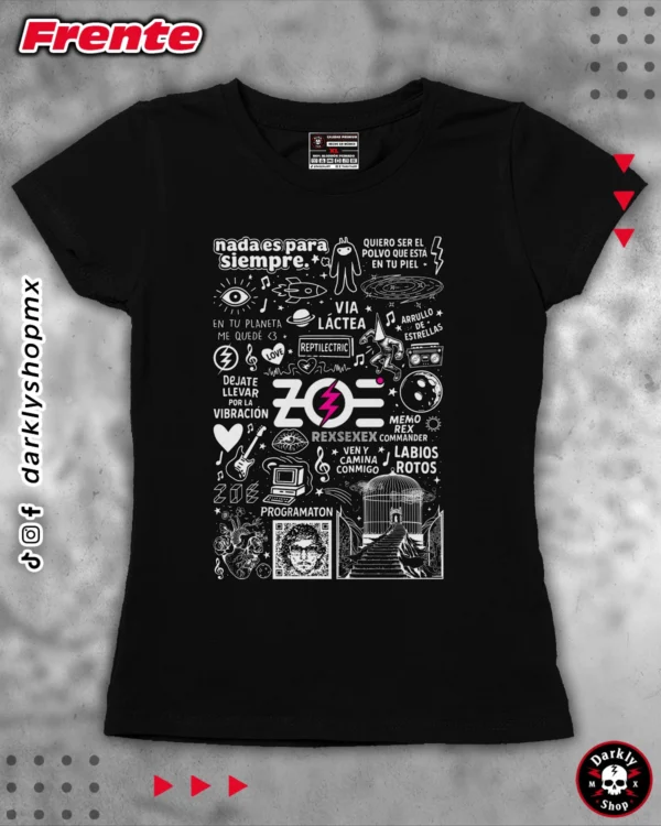 Playera ZOE Collage