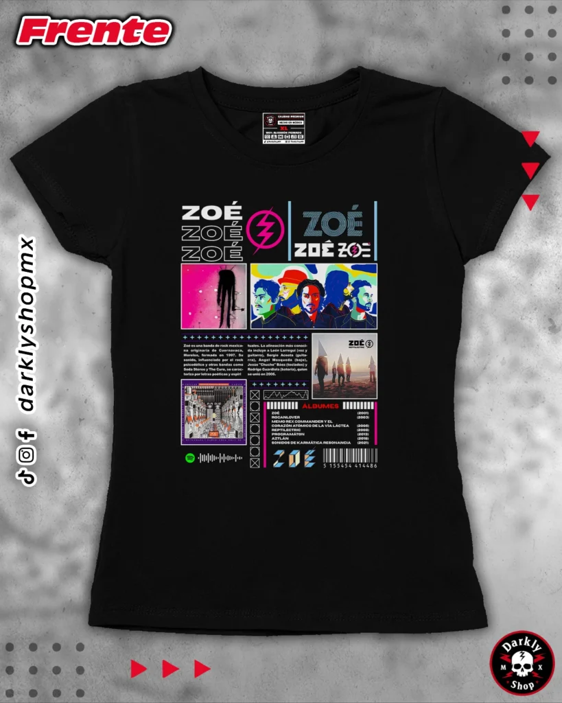 Playera Zoé Periódico