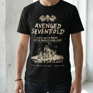 Playera Avenged A7X Tour México