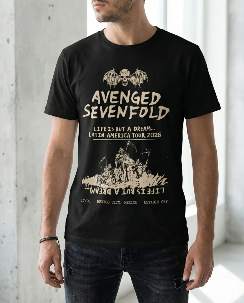 Playera Avenged A7X Tour México