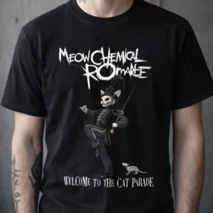 Playera Meowchemical Romance - Image 1