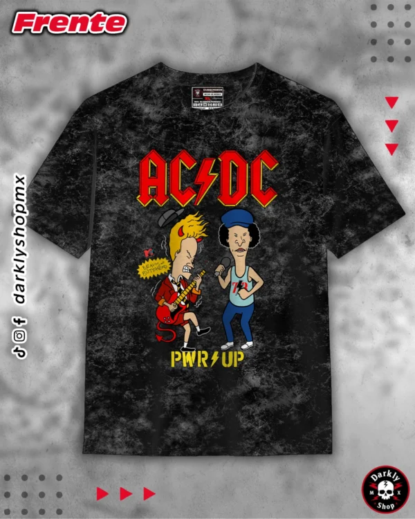 Playera AC DC Beavis and Butt-Head