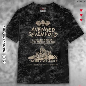 Playera Avenged A7X Tour México - Image 4