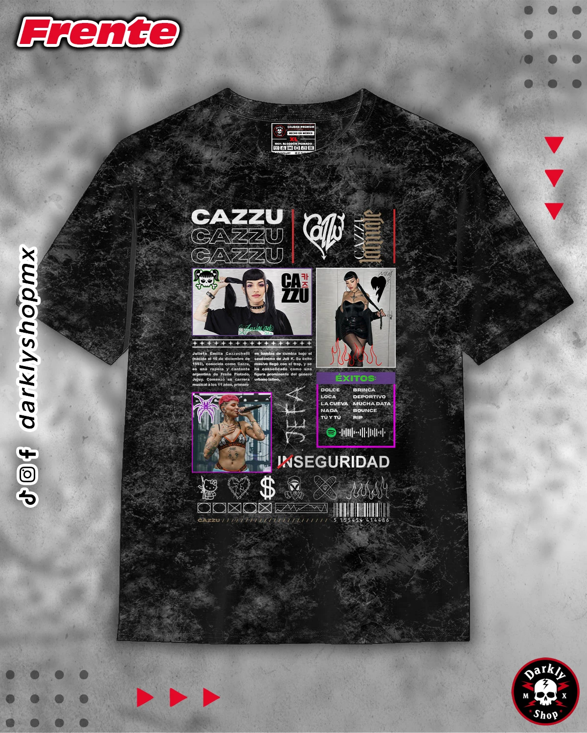 Playera Cazzu Periodico - Image 2