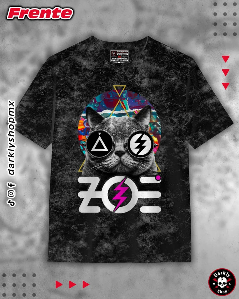 Playera Zoé Gato Galáctico