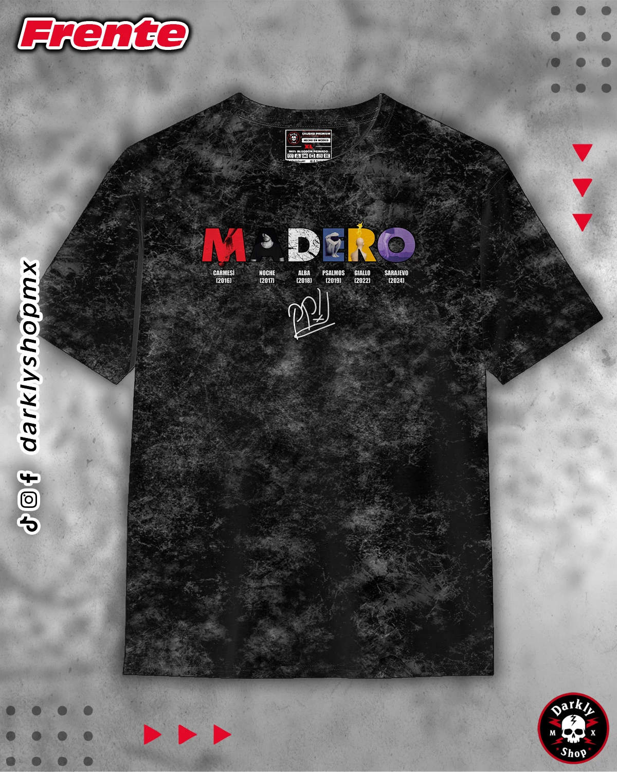 Playera José Madero Letras - Image 2