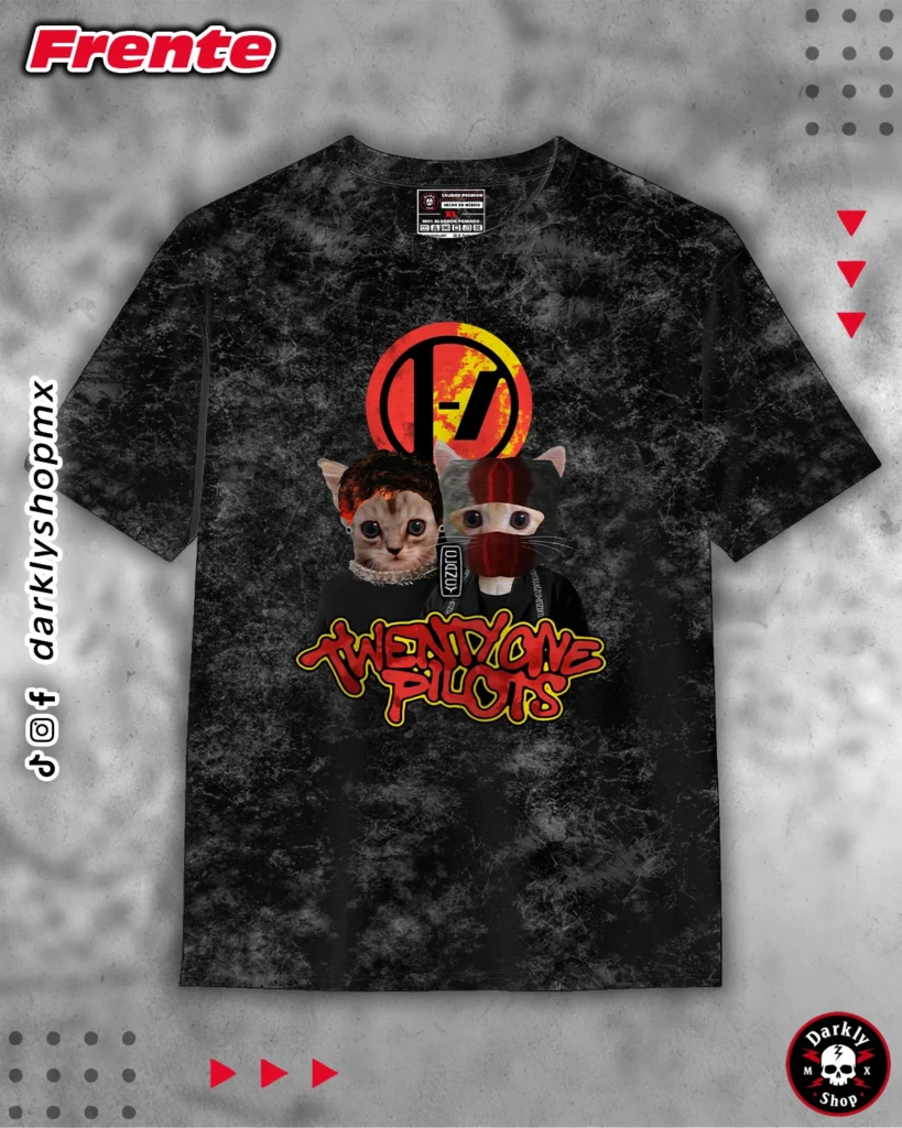Playera Twenty One Pilots Cats