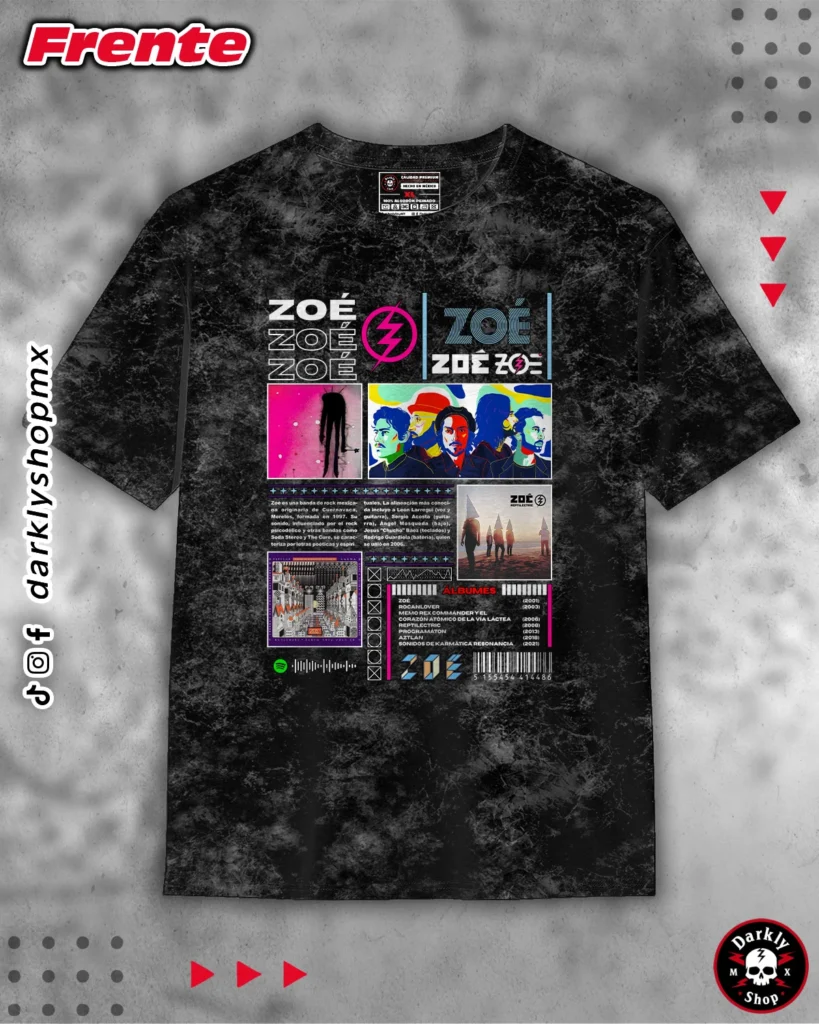 Playera Zoé Periódico