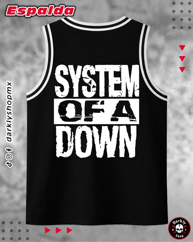 Jersey Basketball System of a Down