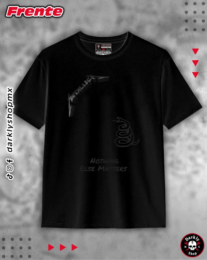 Playera Metallica Nothing Else Matters