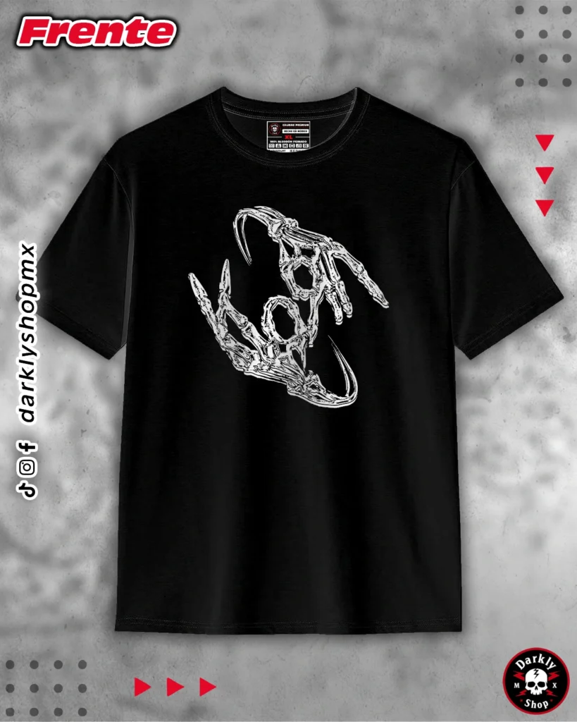 Playera Korn Bone Hands Tee
