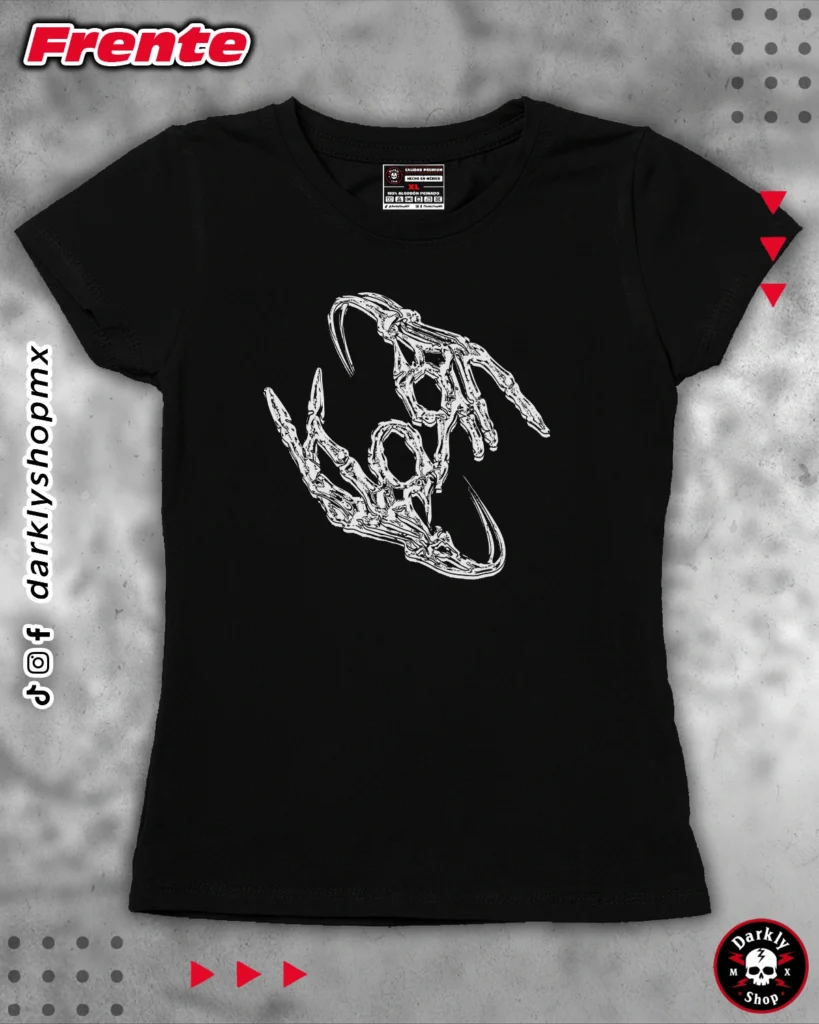 Playera Korn Bone Hands Tee