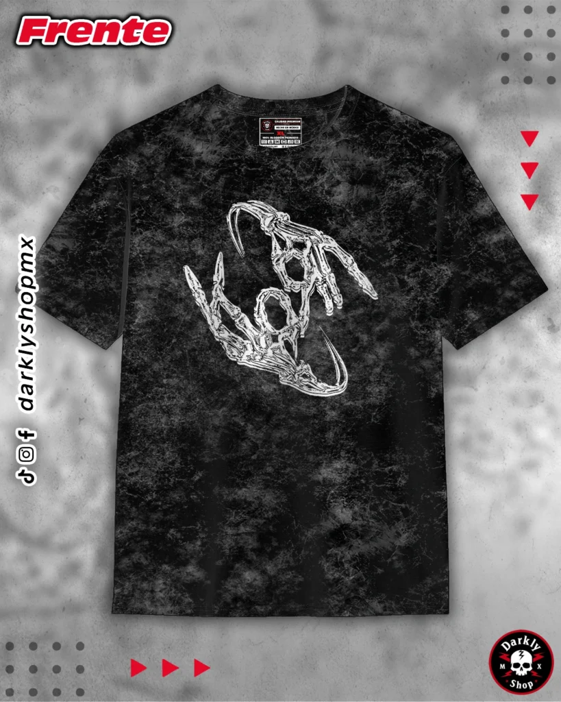 Playera Korn Bone Hands Tee
