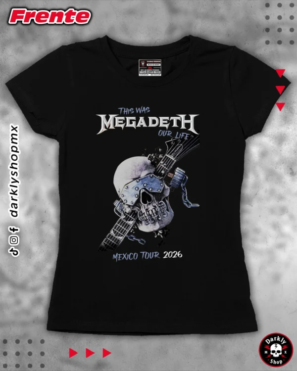 Playera Megadeth Tour Mex.26 - Image 3