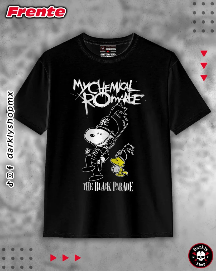 Playera My Chemical Romance x Snoopy