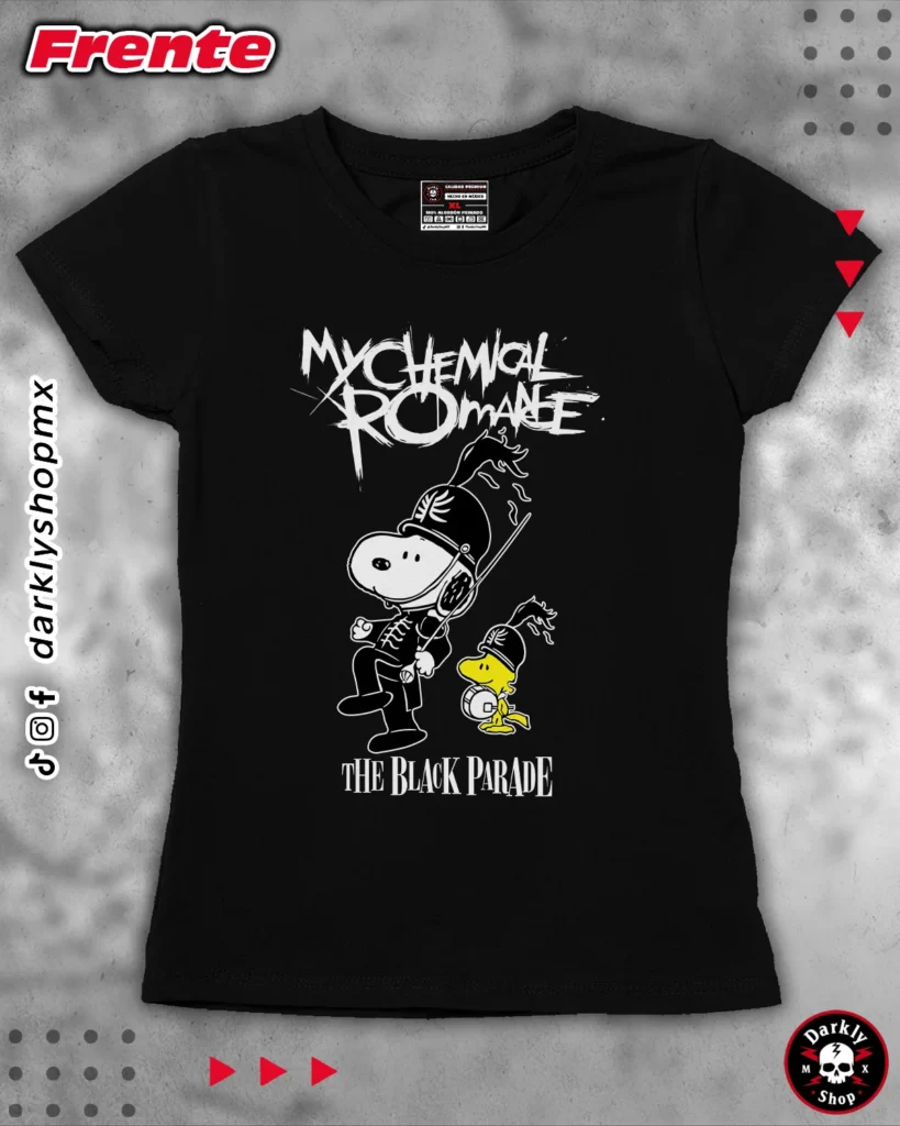 Playera My Chemical Romance x Snoopy