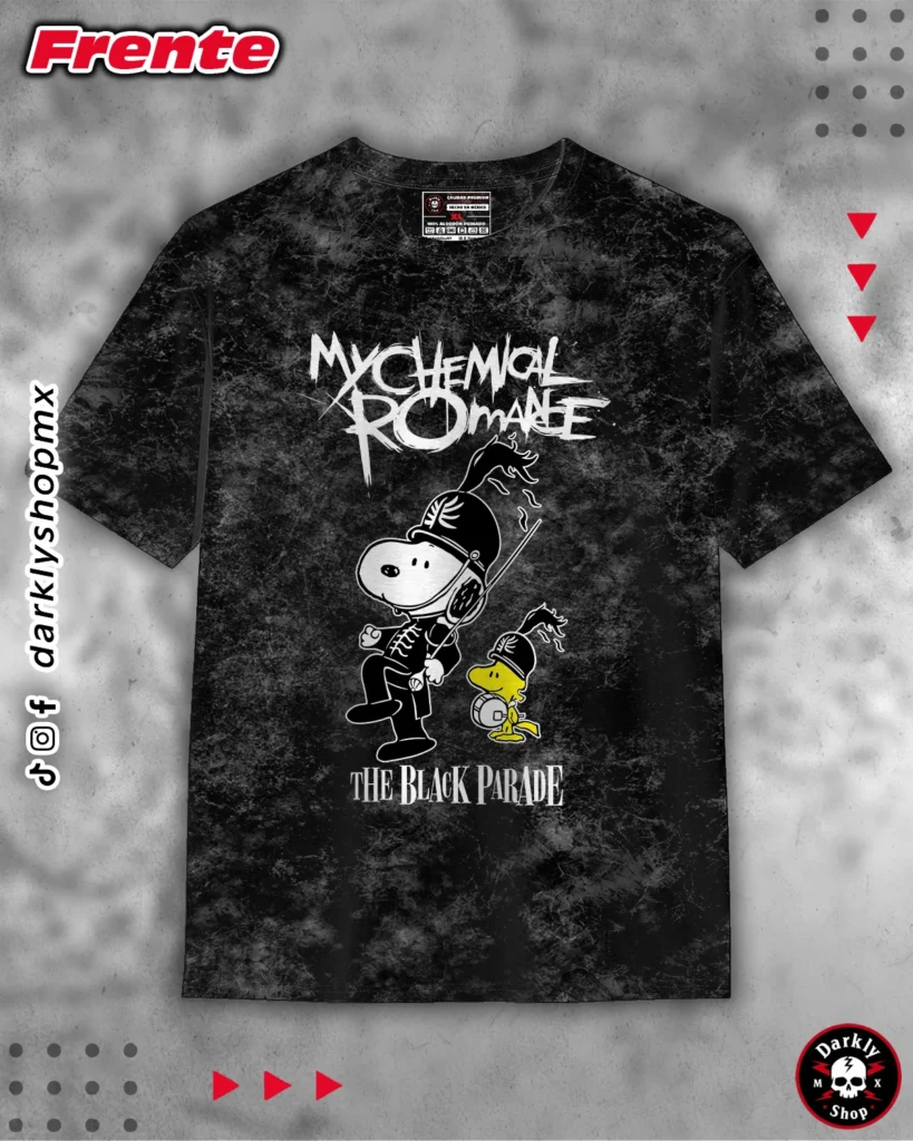 Playera My Chemical Romance x Snoopy