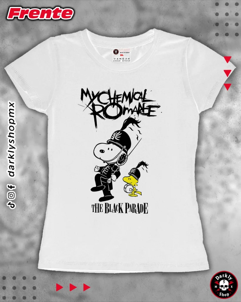 Playera My Chemical Romance x Snoopy