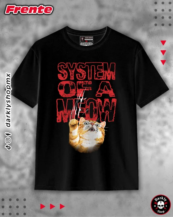 Playera System of a Meow