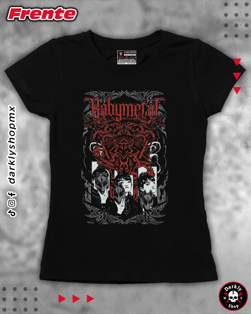 Playera Baby Metal México