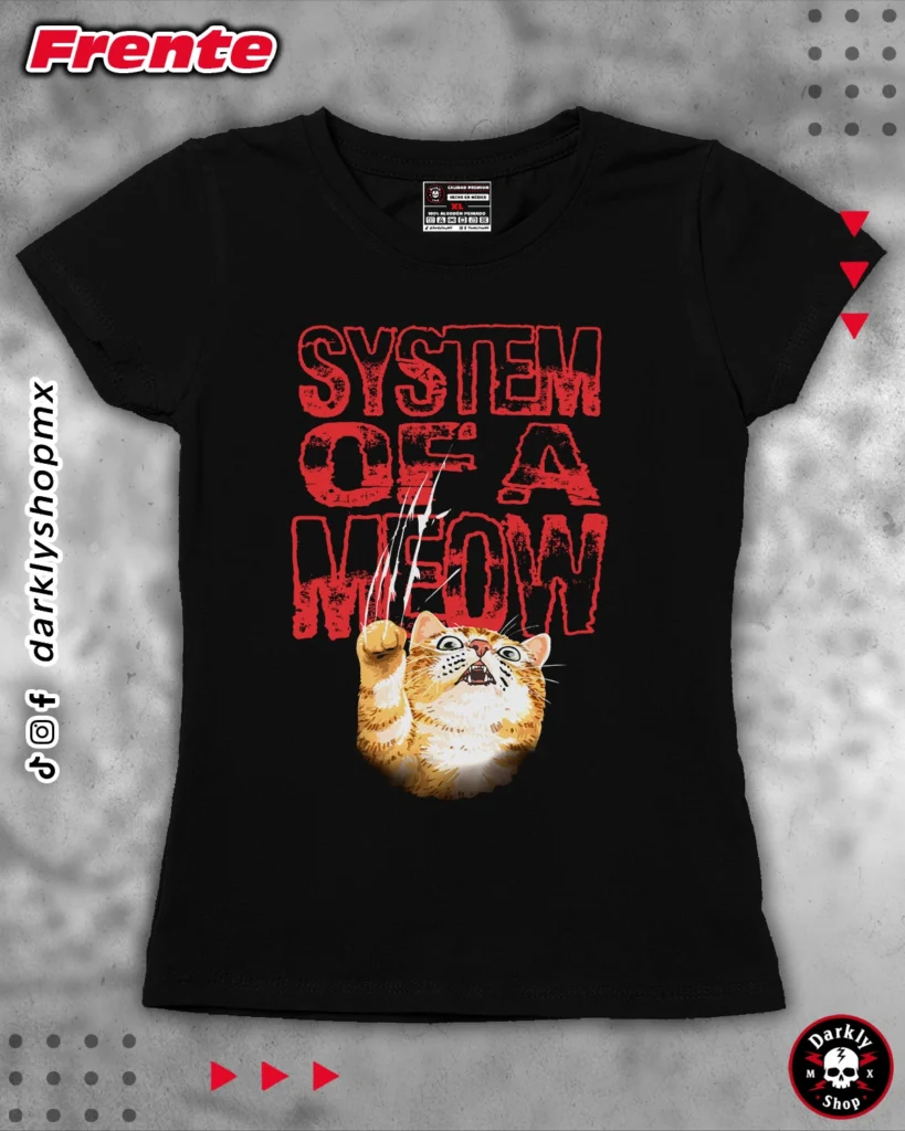 Playera System of a Meow