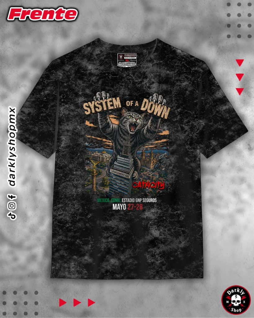 Playera System of a Down Catxicity