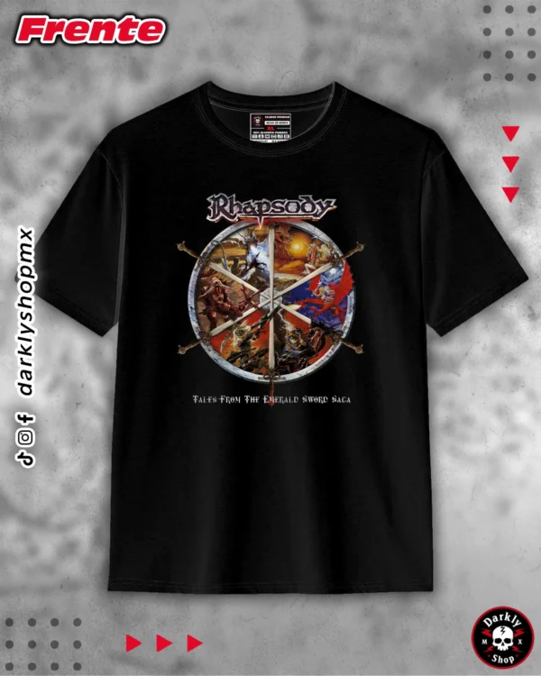 Playera Rhapsody Emerald Sword Saga