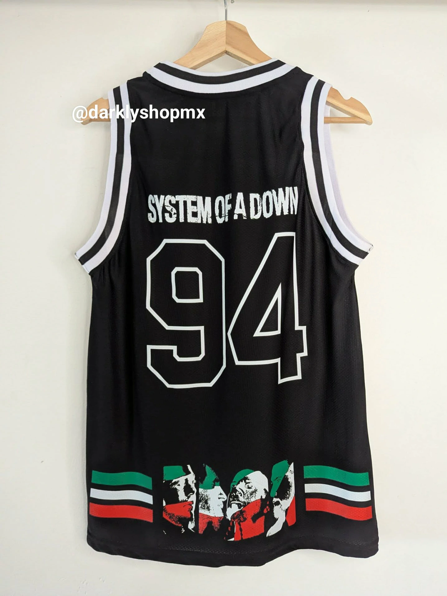 Jersey Basketball Systema of a Down Mexa - Image 5