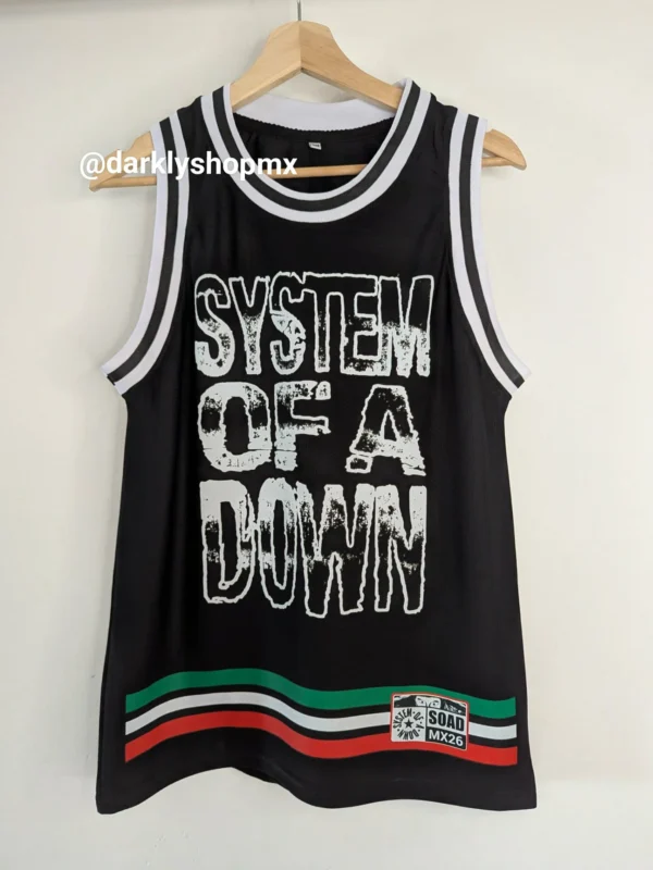 Jersey Basketball Systema of a Down Mexa - Image 6