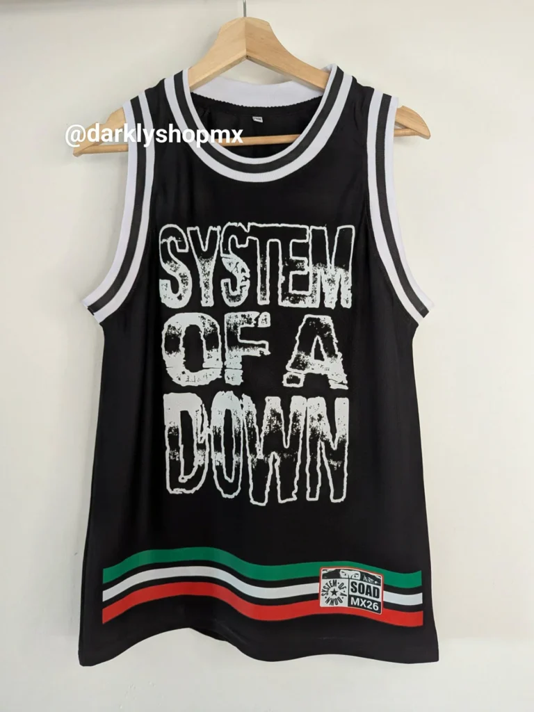 Jersey Basketball Systema of a Down Mexa