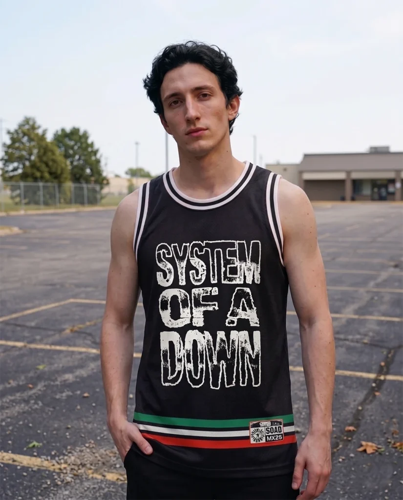 Jersey Basketball Systema of a Down Mexa