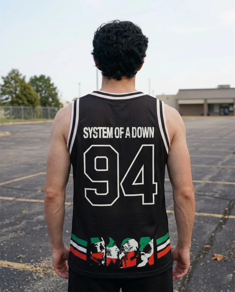 Jersey Basketball Systema of a Down Mexa