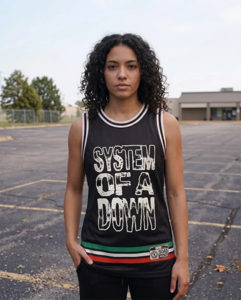 Jersey Basketball Systema of a Down Mexa
